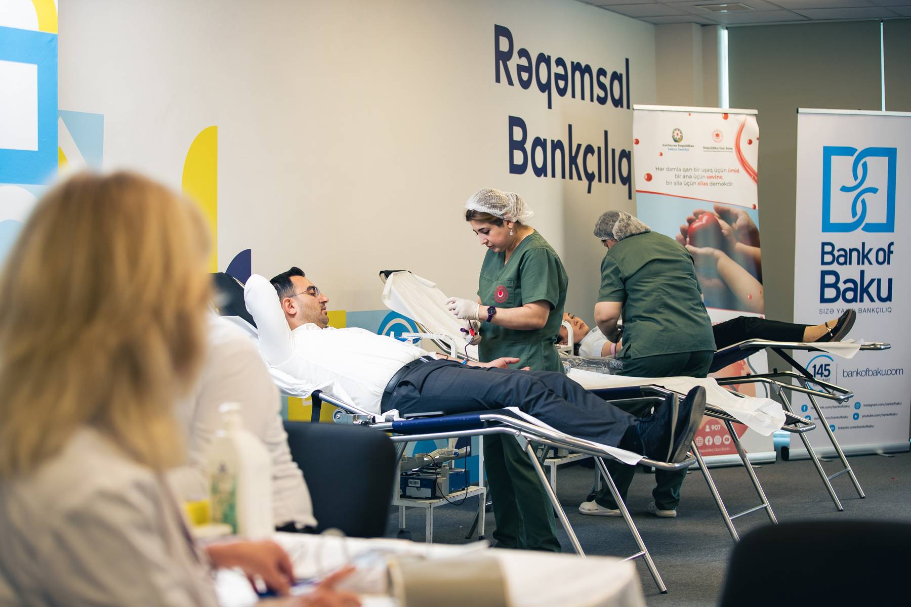 Bank of Baku qan donorluğunun əhəmiyyətini vurğulayıb – qanvermə aksiyası keçirib 6 Bank of Baku qan donorlugunun əhəmiyyətini vurgulayib 6