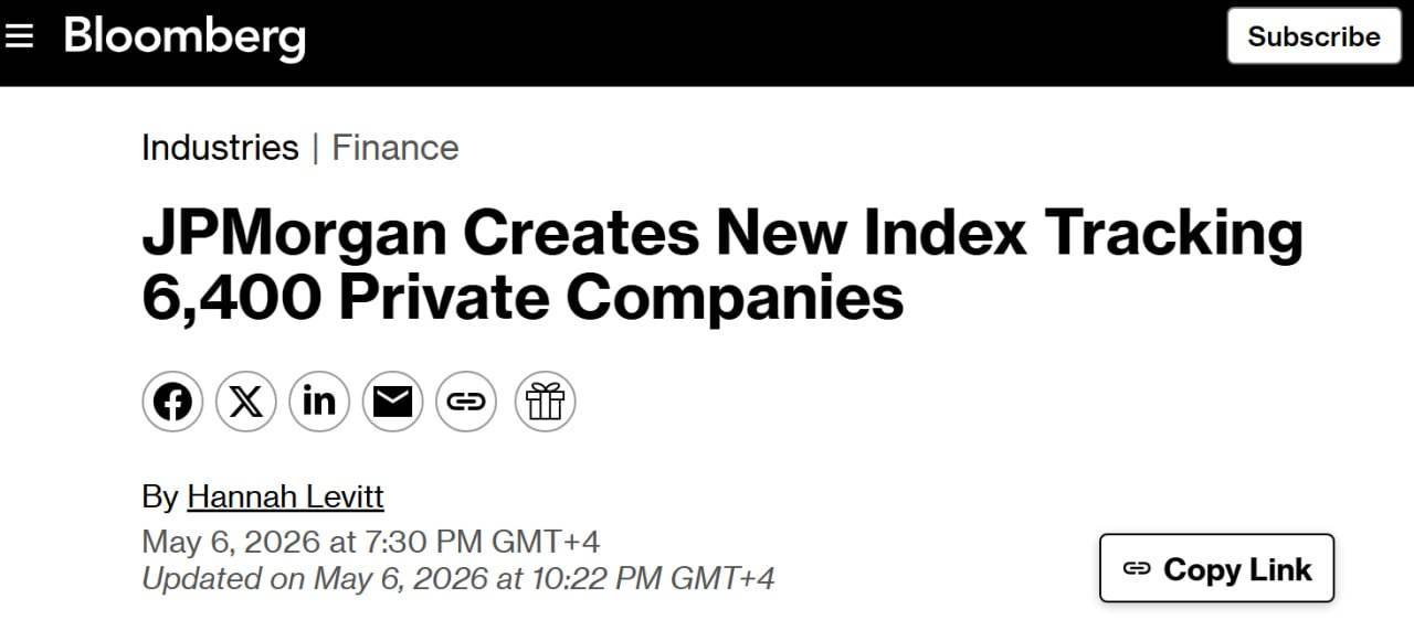 JPMorgan 6 400 özəl şirkəti izləyən yeni indeks yaradıb 1 photo 2026 05 07 09 29 12