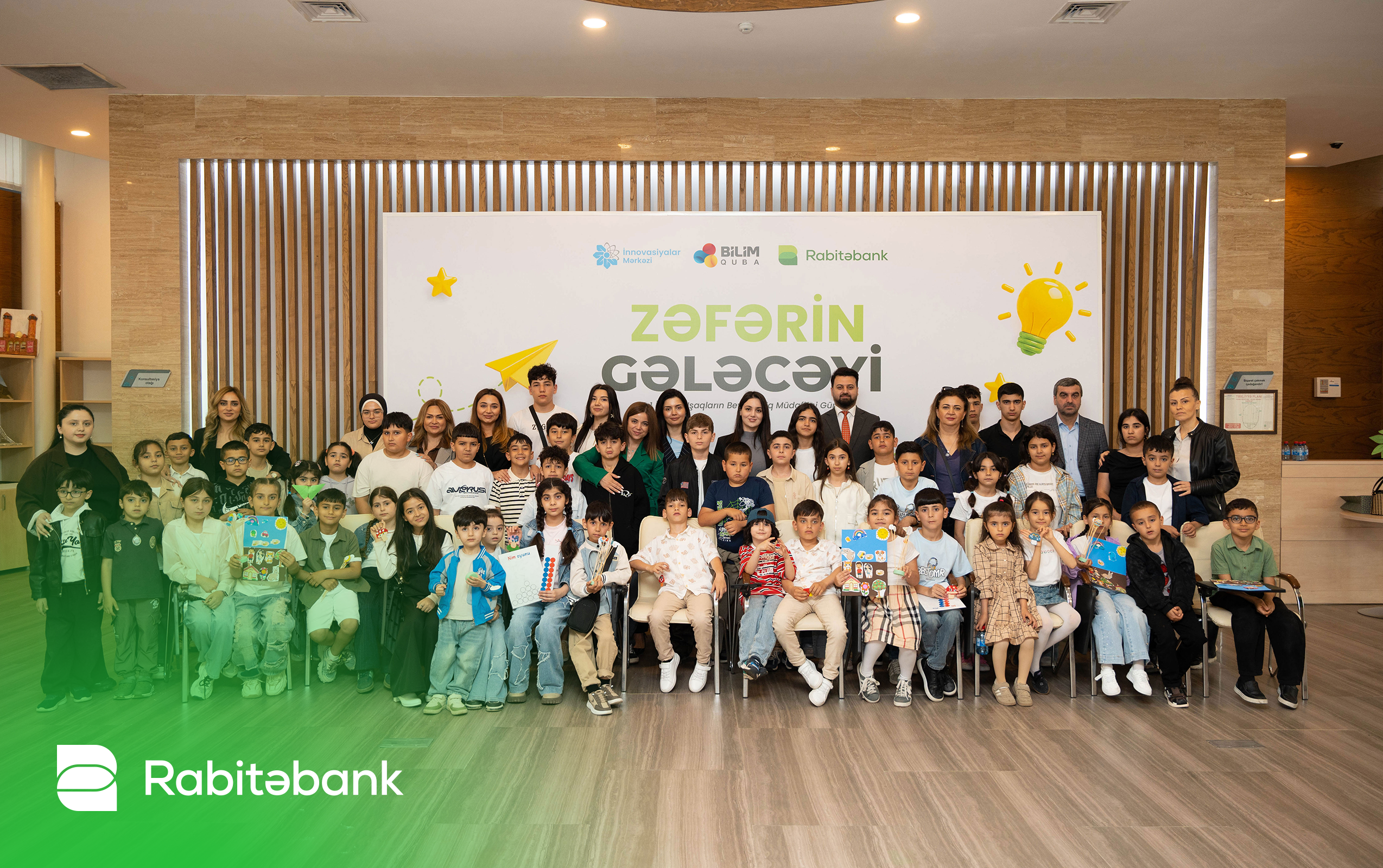 Rabitəbank və “İnnovasiyalar Mərkəzi” şəhid övladları üçün “Zəfərin gələcəyi” layihəsini həyata keçirib 17 18