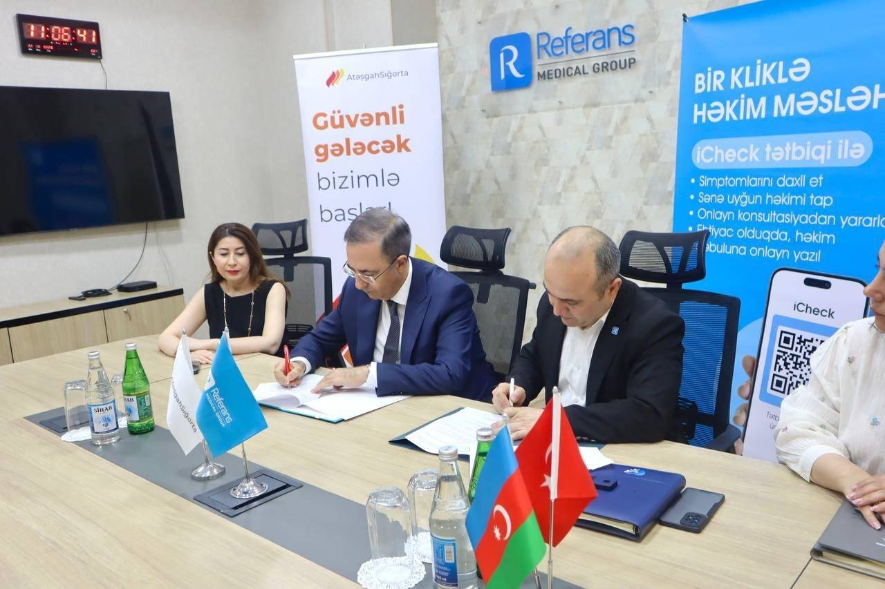 “Atəşgah” Sığorta Şirkəti ASC və "Referans Medical Group" arasında memorandum imzalandı! 1 2