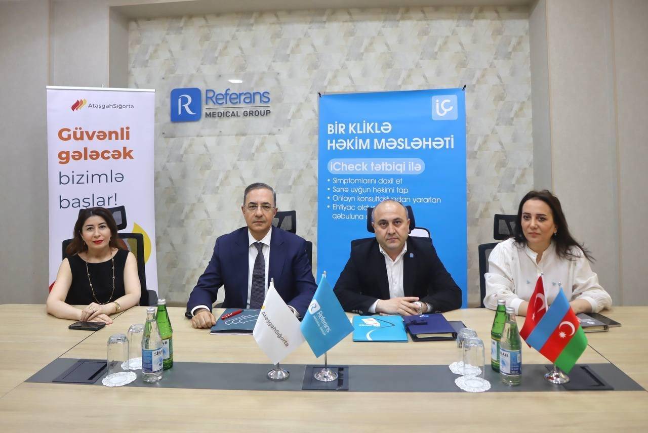 “Atəşgah” Sığorta Şirkəti ASC və "Referans Medical Group" arasında memorandum imzalandı! 2 3 1
