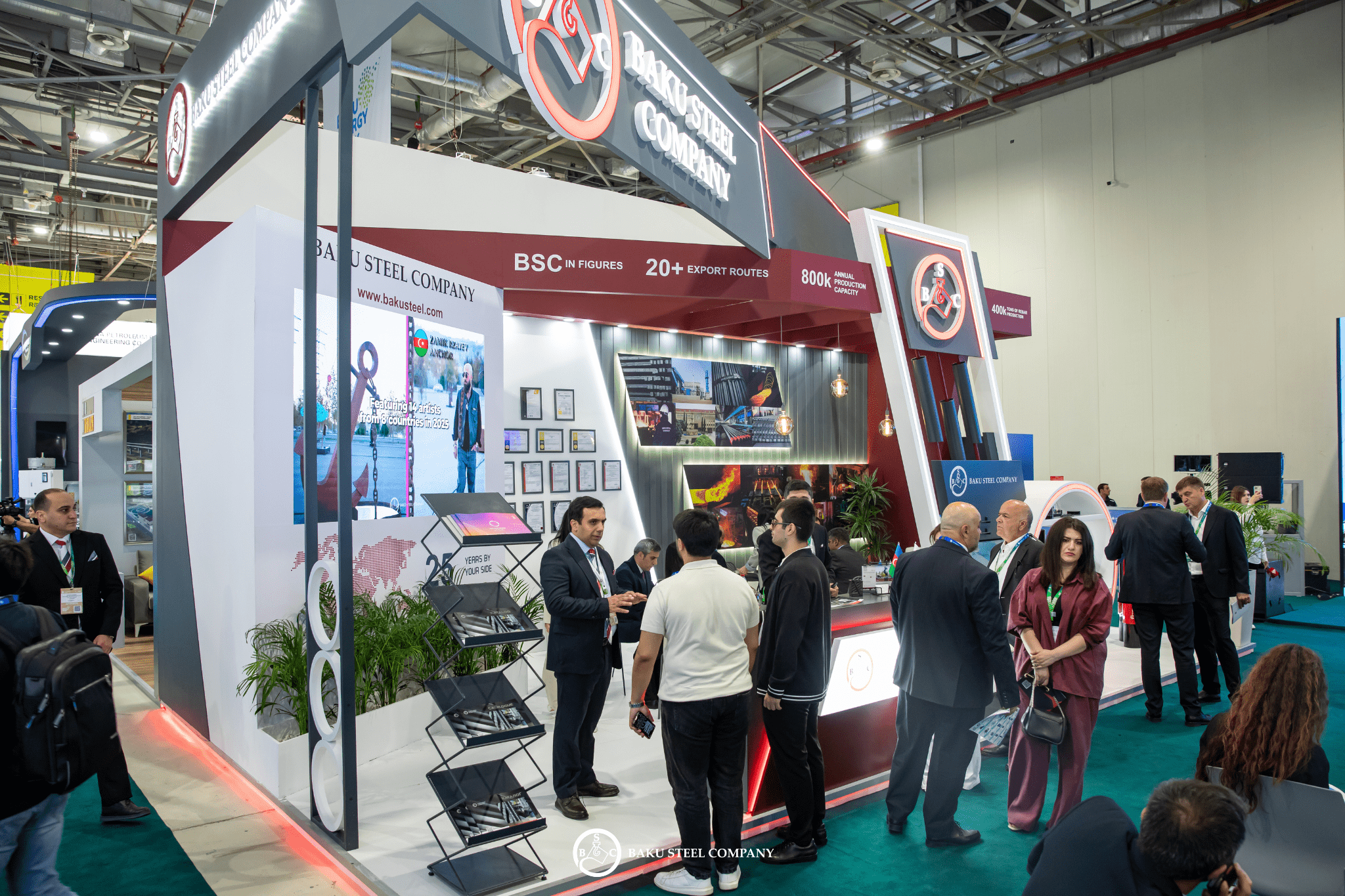 Baku Steel Company Caspian Oil & Gas 2026 sərgisində 5 6 8 1
