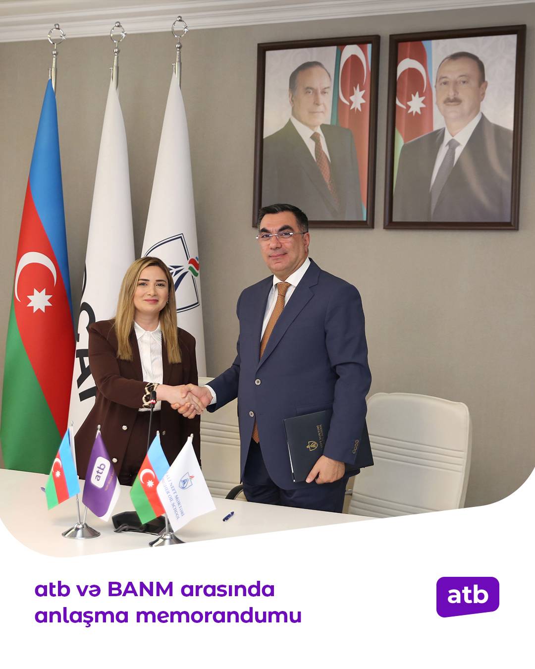 Azər Türk Bank və Bakı Ali Neft Məktəbi arasında Anlaşma Memorandumu imzalanıb 2 atb və banm 5