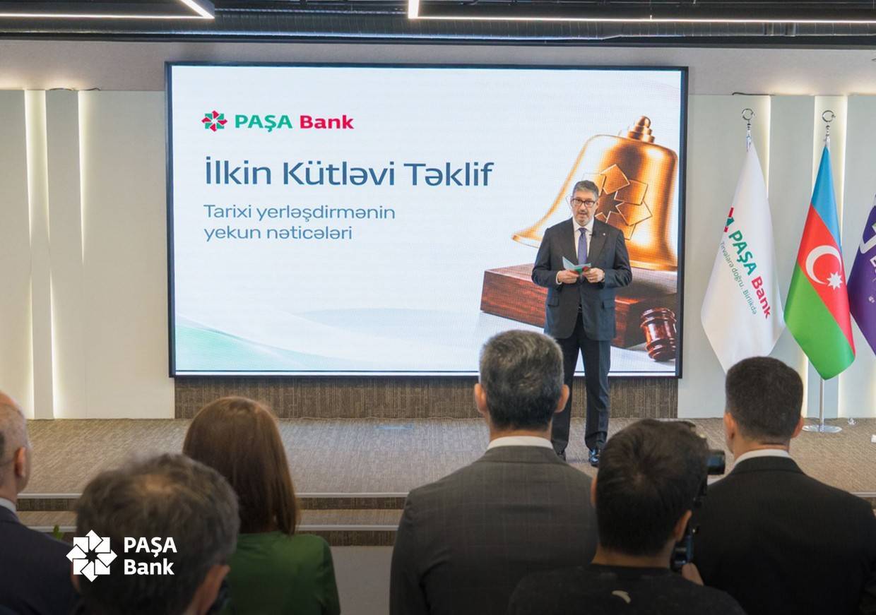 PAŞA Bank səhmlərinin ilkin kütləvi təklifinə həsr olunmuş “Açılış Zəngi” keçirilib 1 pasha bank ipo opening bell ceremony held jun 2026 02