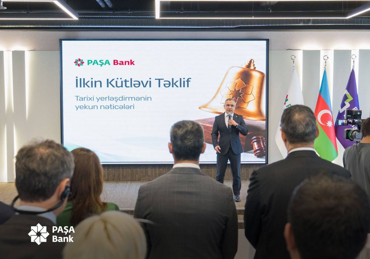 PAŞA Bank səhmlərinin ilkin kütləvi təklifinə həsr olunmuş “Açılış Zəngi” keçirilib 4 pasha bank ipo opening bell ceremony held jun 2026 05 1