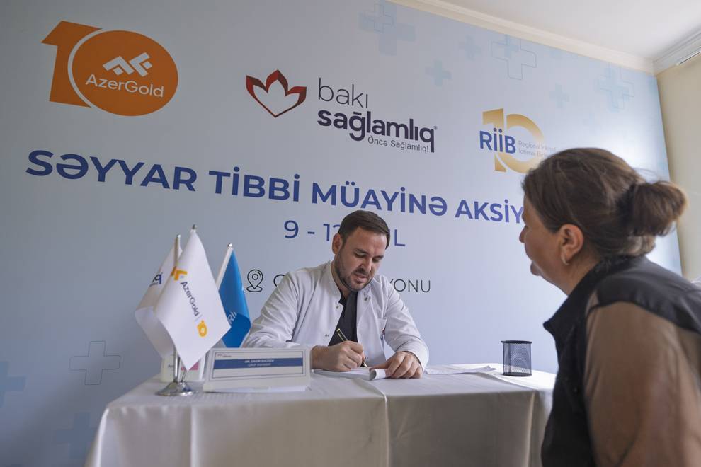 “AzerGold”un təşkilatçılığı ilə Göygöl rayonunda səyyar tibbi müayinə aksiyası keçirilib 5 11 11