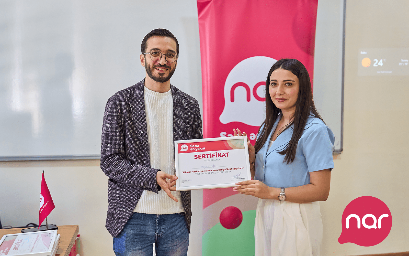 “Nar” Gəncədə tələbələr üçün marketinq və karyera təlimləri təşkil edib 2 3 13