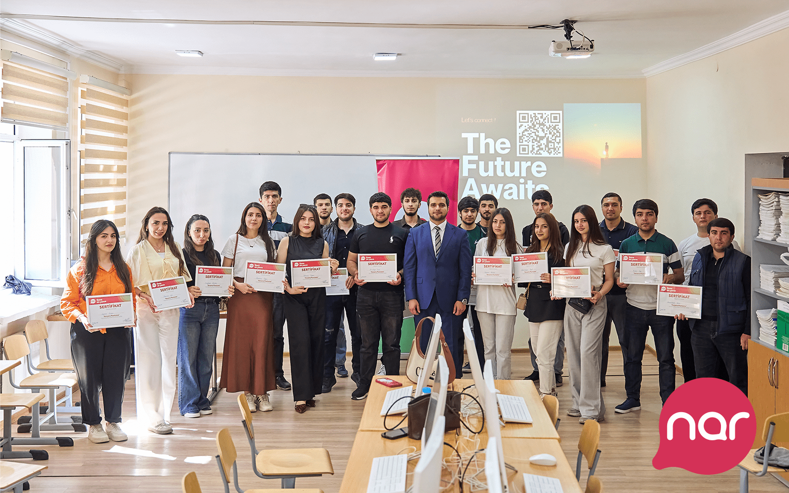 “Nar” Gəncədə tələbələr üçün marketinq və karyera təlimləri təşkil edib 3 4 11