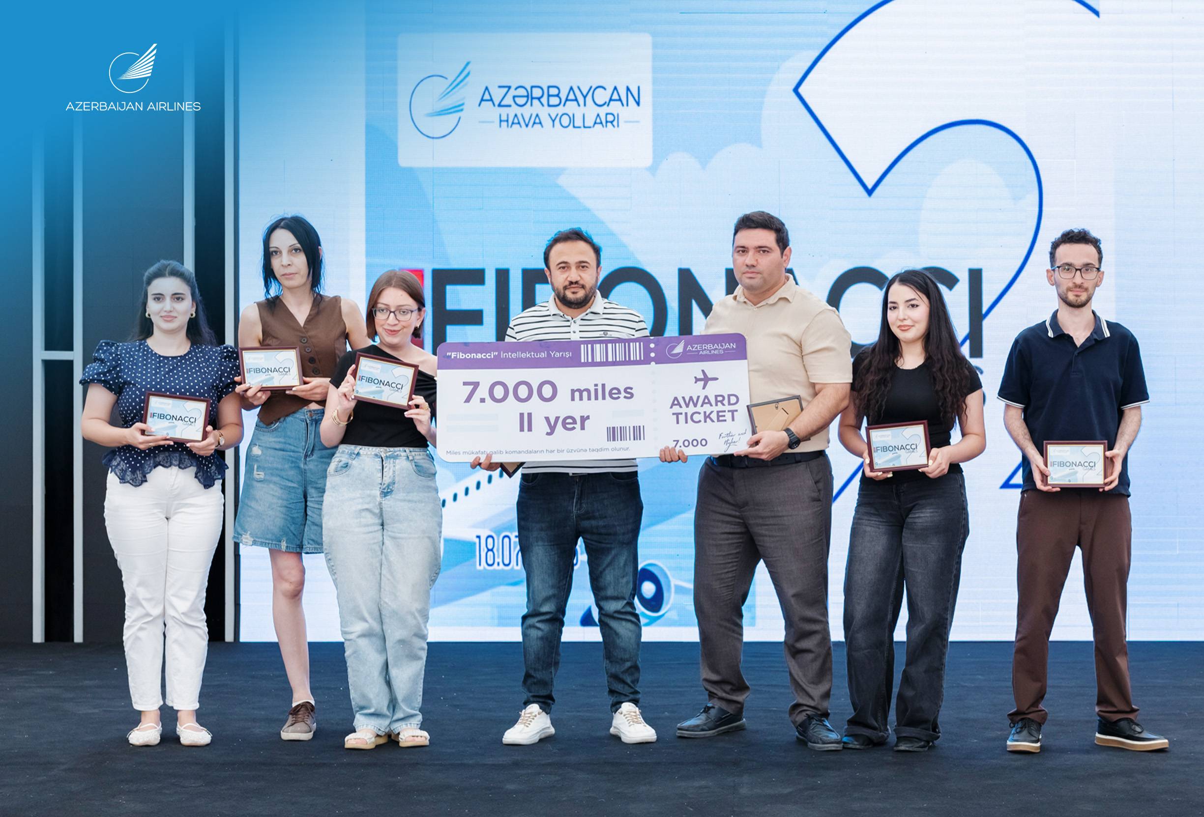 Azərbaycan Hava Yolları Milli Mətbuat Günü münasibətilə media nümayəndələri üçün intellektual yarış təşkil edib 4 AZALFibonacci2