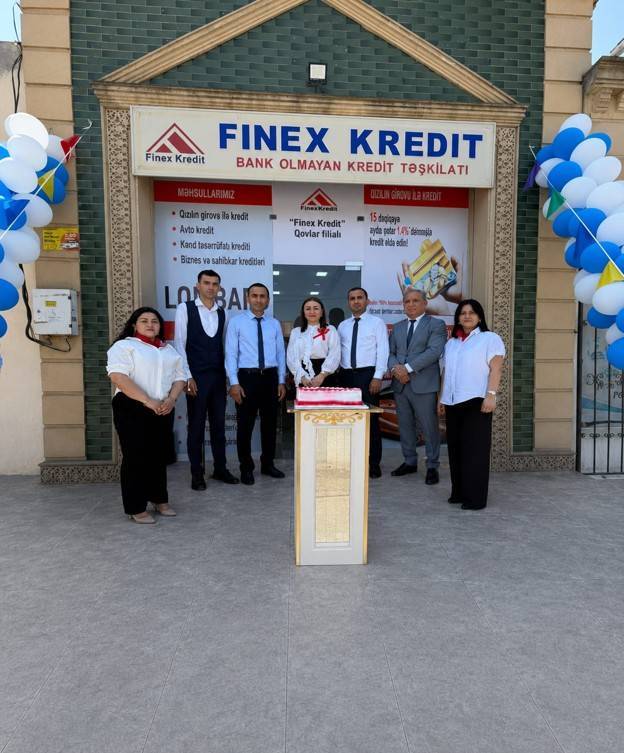 "Finex Kredit" BOKT xidmət şəbəkəsini genişləndirir - Gəncə və Qovlar filiallari açıldı 3 3377262