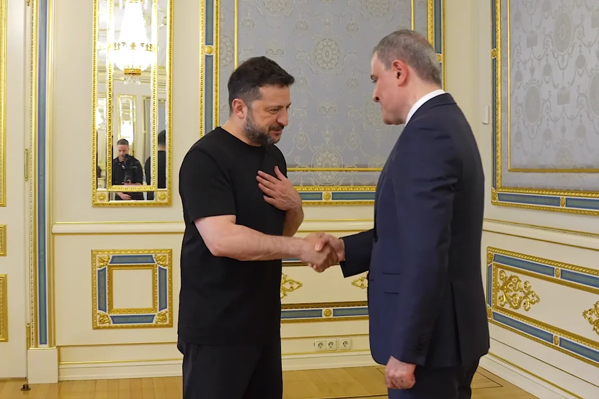 Ceyhun Bayramov Zelenski ilə görüşüb 1 9