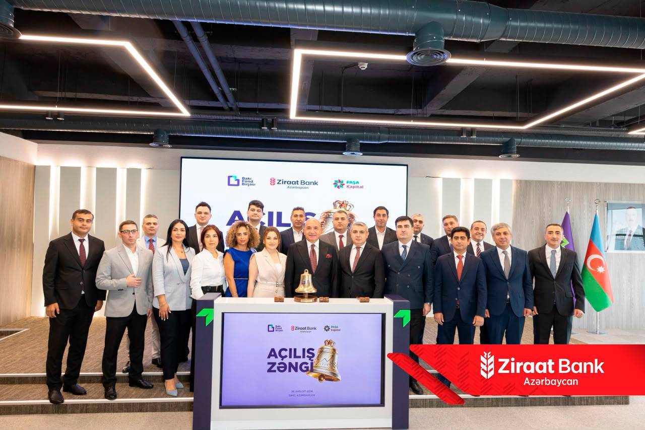 Ziraat Bank Azərbaycanın ilk istiqraz emissiyası üçün “Açılış Zəngi” çalınıb. 3 Istiqraz 3