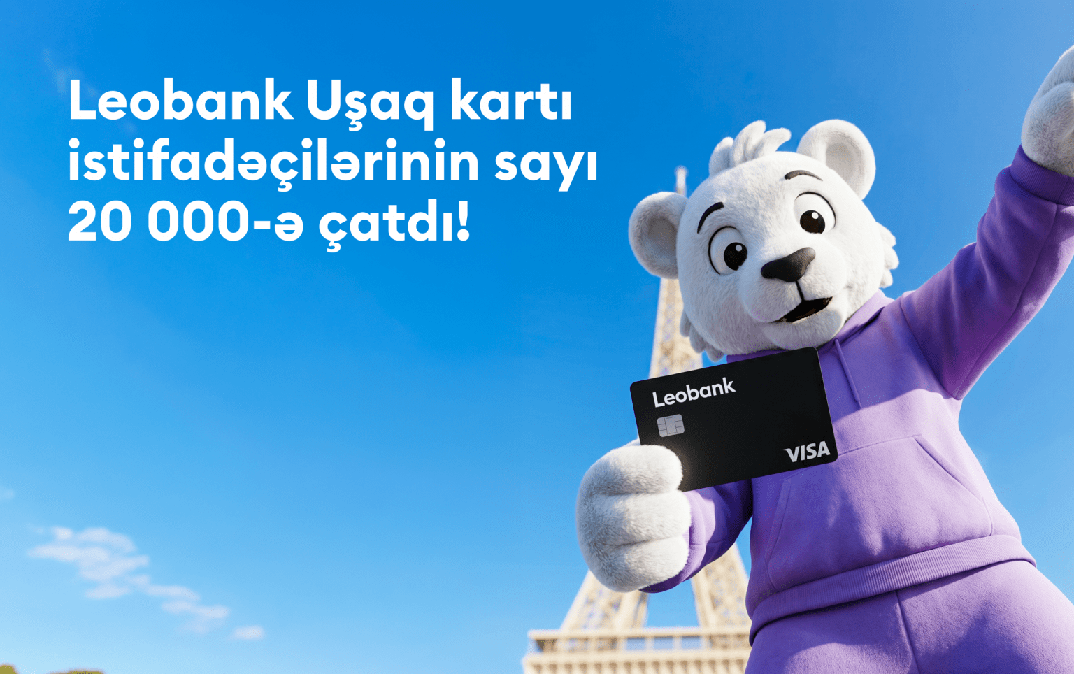 Leobank Uşaq kartı istifadəçilərinin sayı