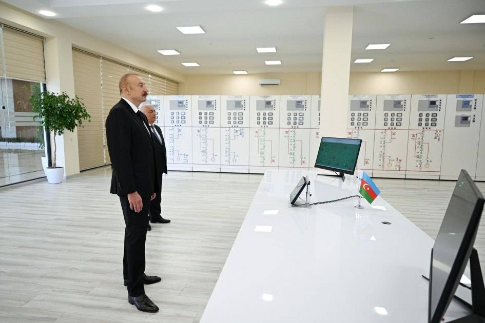 İlham Əliyev "Yeni Səngəçal" yarımstansiyasının açılışında iştirak edib 2 photo 2026 08 03 12 11 42 3